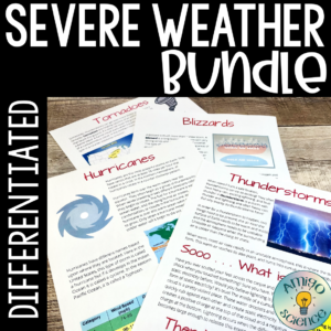Severe weather lesson bundle severe weather worksheet tornadoes, tornadoes, hurricanes and blizzards lesson