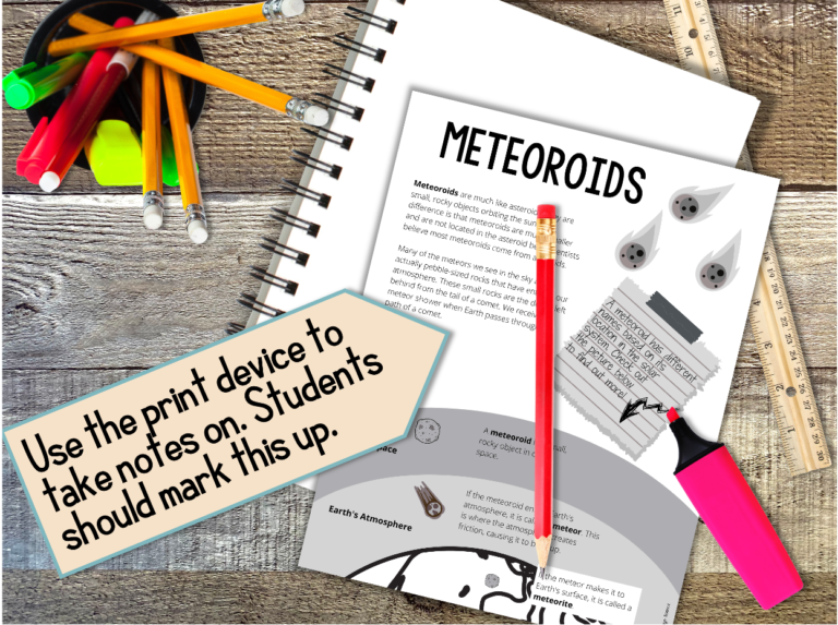 comets meteoroids asteroids lesson comets meteoroids asteroids worksheets