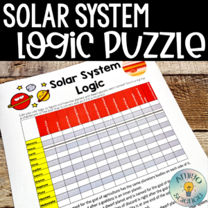 planets of the solar system logic puzzle