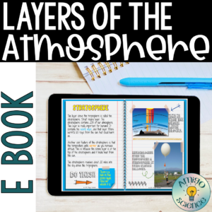Picture of Layers of the Atmosphere E Book for Middle Schoolers
