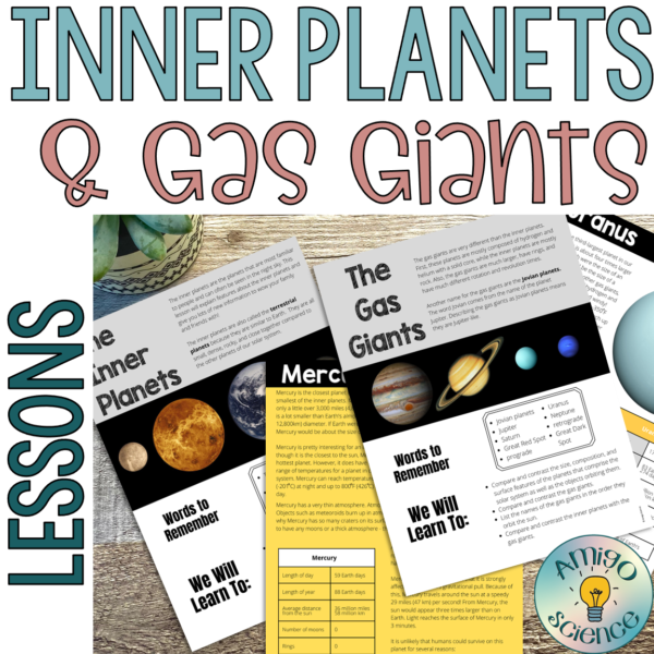 Planets of the Solar System Lesson Planets of the Solar System Worksheet Planets task cards Planets quiz