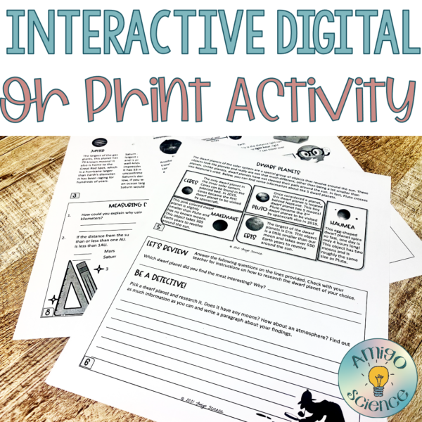 Solar System Activities | Reading Comprehension | Planets of the Solar System activities