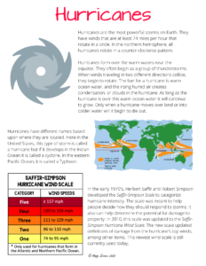 Saffir-Simpson Hurricane Wind Scale