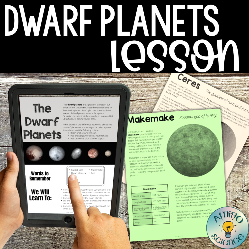 Complete lesson on the dwarf planets of the solar system