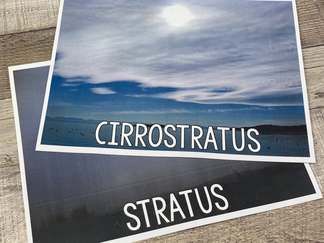 Picture of Cirrus and stratus clouds