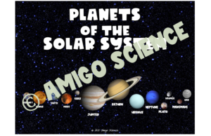 Picture of digital Planets of the solar system project