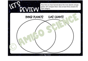 Picture of Gas Giants Page of Digital Planets of the Solar System Project Idea
