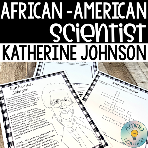 Black History Month Activity featuring Katherine Johnson