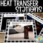 heat transfer stations, conduction convection radiation lesson, heat transfer activity, heat transfer lesson