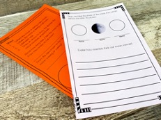 Picture of Moon phases activities exit tickets or bell ringers