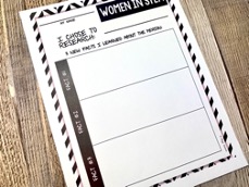 Women's History Month Bulletin Board