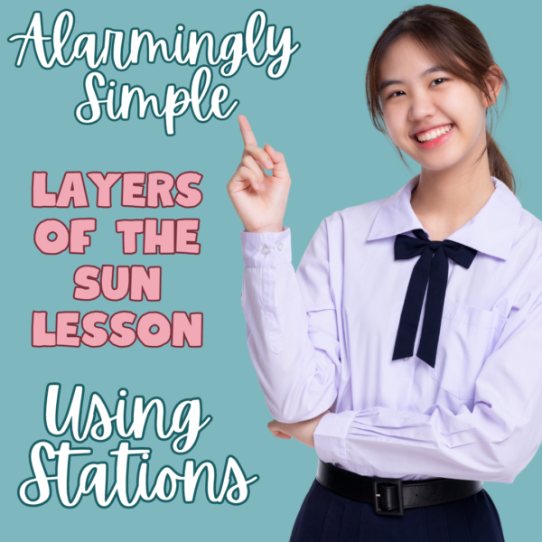 Layers of the sun lesson plan