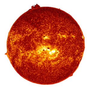Picture of the sun for layers of the sun lesson