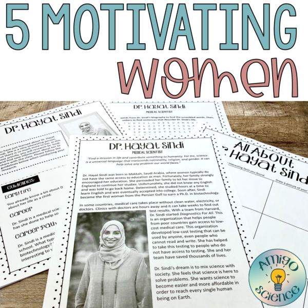 Picture of Women's History Month Activity