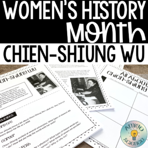 Women's History Month Activity featuring CS Wu