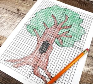 Earth Day Coordinate Graph Differentiated Mystery Pictures