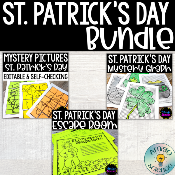 Picture of St. Patrick's Day Activities Bundle for Middle School