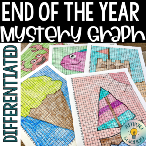 End of the Year Differentiated Mystery Graph