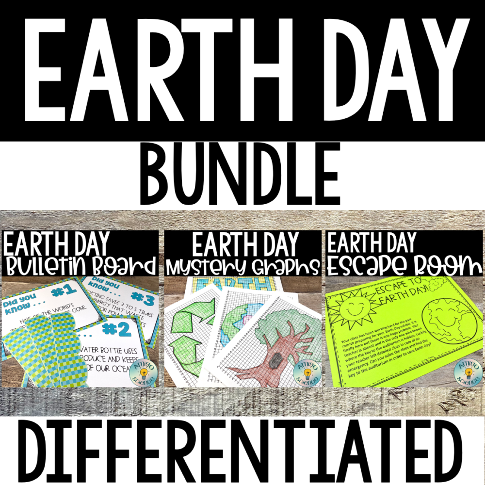 Picture of Earth Day Bundle of Activities for Middle School Students