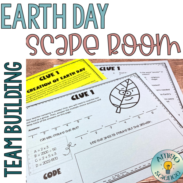 Picture of Earth Day Bundle of Activities for Middle School Students