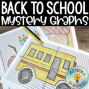 Back to School Differentiated Mystery Graphs