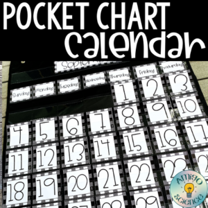 Picture of classroom calendar kit for pocket charts