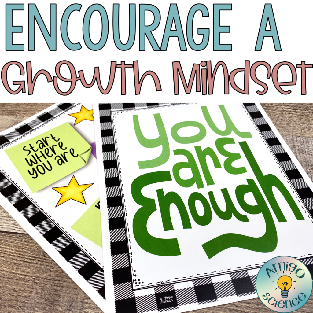 Growth Mindset Motivational Classroom Posters – Amigo Science