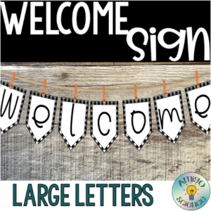 Picture of Modern Farmhouse Classroom Themed Welcome Sign