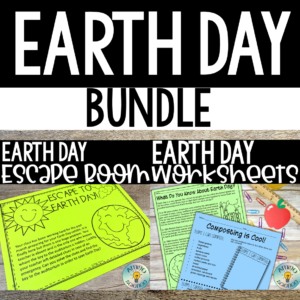 Earth Day activities, Earth Day escape room game, Earth Day origin, Earth Day reading comprehension