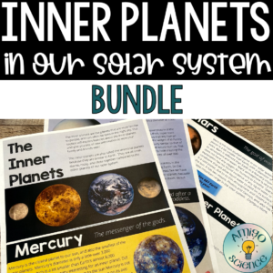 inner planets lesson digital or print lesson with worksheet and task cards inner planets boom cards review