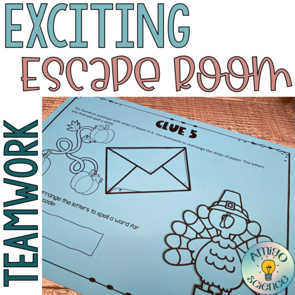 Thanksgiving activities Thanksgiving escape room game Thanksgiving mystery graphs
