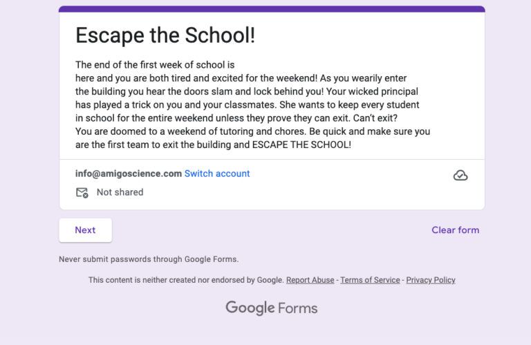 back to school escape room, back to school escape room game, back to school activity
