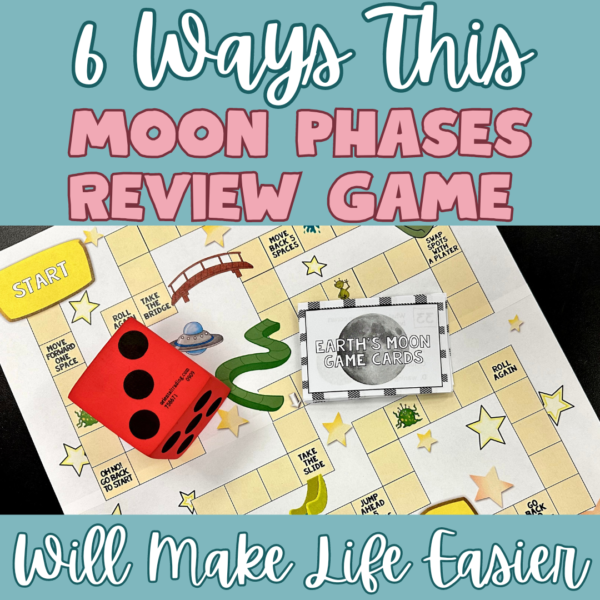 Moon phases review game, phases of the moon review game, moon phases activity, phases of the moon activity,