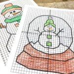 winter mystery graphs, winter mystery picture graph, winter math activities, winter differentiated mystery graphs, winter math graphs,