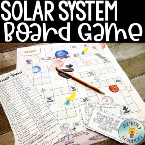 planets of the solar system, planets of the solar system review, planets of the solar system review game, planets of the solar system lesson, review board game