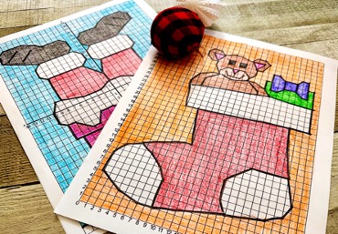 Christmas activities, Christmas math activities, christmas math, holiday math, holiday activities, christmas math worksheets, christmas coordinated graphing mystery pictures, holiday mystery pictures, christmas graphing, holiday graphing activities
