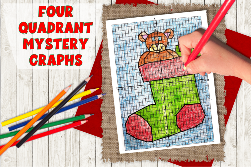 Christmas activities, Christmas math activities, christmas math, holiday math, holiday activities, christmas math worksheets, christmas coordinated graphing mystery pictures, holiday mystery pictures, christmas graphing, holiday graphing activities