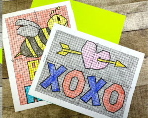 Valentine’s day graphing Valentine’s day mystery picture Valentine’s day coordinate graph Valentine’s Day activities middle school math