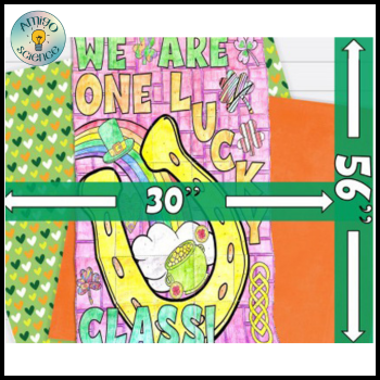 March Poster Coloring Activity - Lucky Symbol